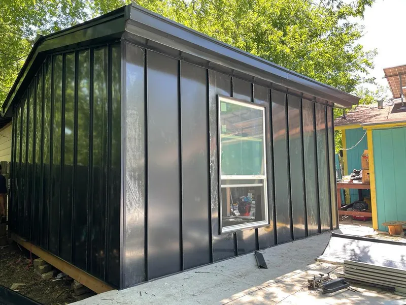 Black standing seam metal wall panels for Roof Inspection in Hazle