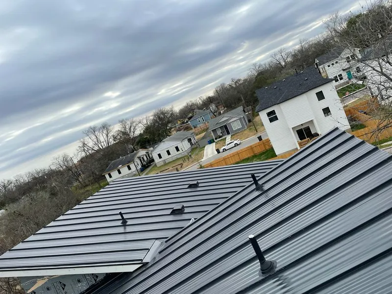 Standing seam metal roof panels with vents for Skylight Repair in Hazle